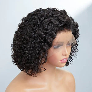 Lady's Summer Pixie Cut Curly Bob Wigs - Wigtrends