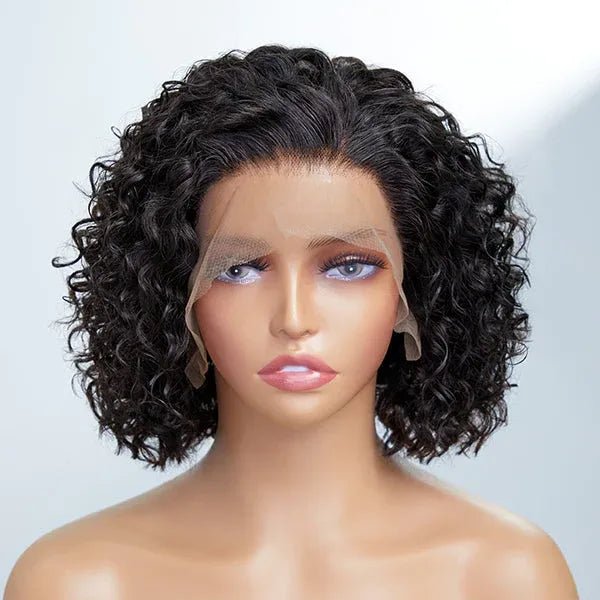 Lady's Summer Pixie Cut Curly Bob Wigs - Wigtrends