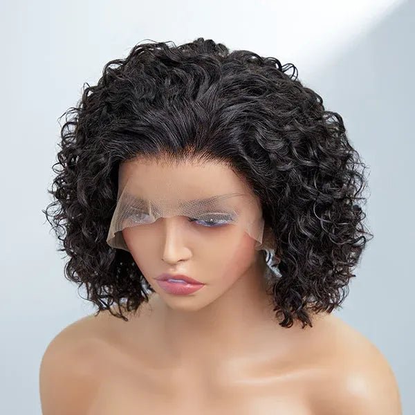Lady's Summer Pixie Cut Curly Bob Wigs - Wigtrends