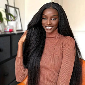 Luxury Yaki Straight Human Hair for Women - Wigtrends