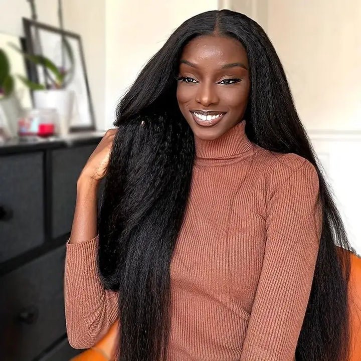 Luxury Yaki Straight Human Hair for Women - Wigtrends