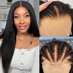 Luxury Yaki Straight Human Hair for Women - Wigtrends
