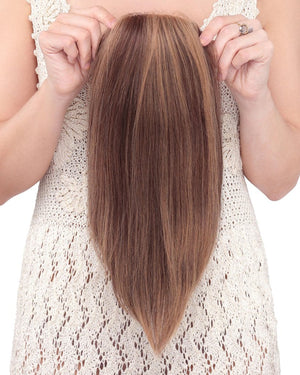 Mixed Brown Wig Hair Piece Human Hair Wig Hair accessories - Wigtrends