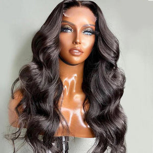 Natural Black Lace Closure Body Wave Human Hair - Wigtrends