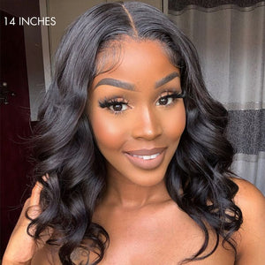 Natural Black Loose Body Wave 5x5 Closure HD Lace Glueless Mid Part Long Wig 100% Human Hair| Large & Small Cap Size - Wigtrends
