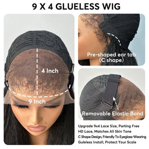 Natural Looking Kinky Straight Lace Wigs - Wigtrends