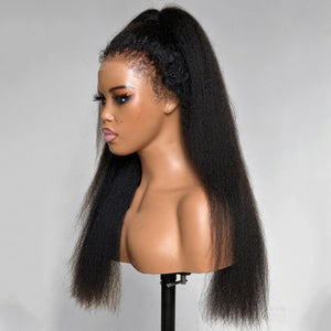 Natural Looking Kinky Straight Lace Wigs - Wigtrends