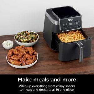 Ninja Air Fryer Pro XL 6 - in - 1 with 6.5 QT Capacity, Max Crisp, Air Fry, Air Roast, Bake, Reheat, Dehydrate, Max Crisp Technology with 450F, Nonstick Basket & Crisper Plate - Wigtrends