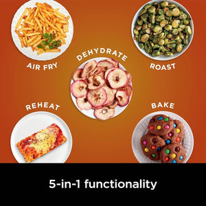 Ninja Air Fryer Pro XL 6 - in - 1 with 6.5 QT Capacity, Max Crisp, Air Fry, Air Roast, Bake, Reheat, Dehydrate, Max Crisp Technology with 450F, Nonstick Basket & Crisper Plate - Wigtrends