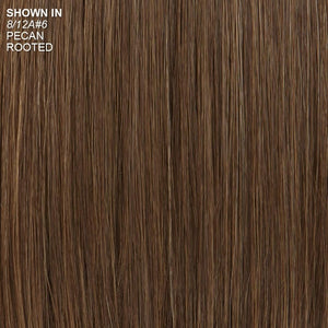 Paula Young Shannon Versafiber Wig Mid - Length, Straight Bob Wig In Heat - Resistant, Curlable Fiber/Multi - tonal Shades of Blonde, Grey, Brown, and Red - Wigtrends