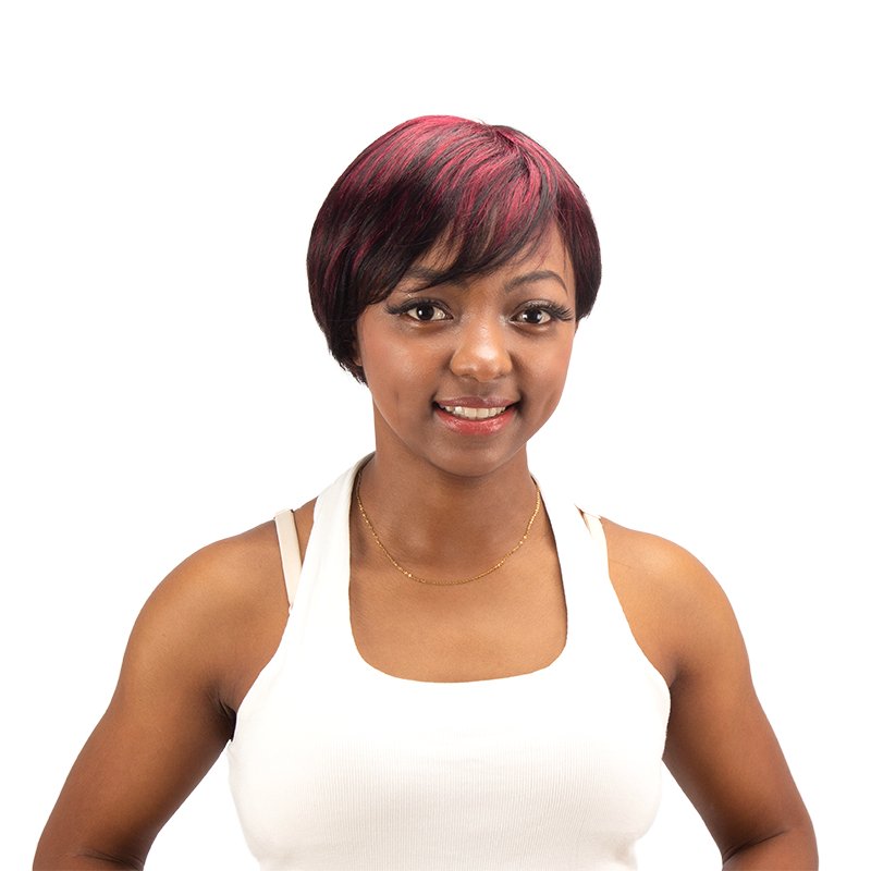 Pixie Cut Short Straight 100% Human Hair Lace Front Wigs - Wigtrends