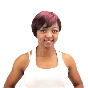 Pixie Cut Short Straight 100% Human Hair Lace Front Wigs - Wigtrends