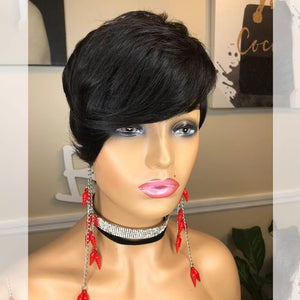 Pixie Cut Wigs for Black Women Human Hair Trend Colored Wigs Short Layered Pixie Wigs - Wigtrends