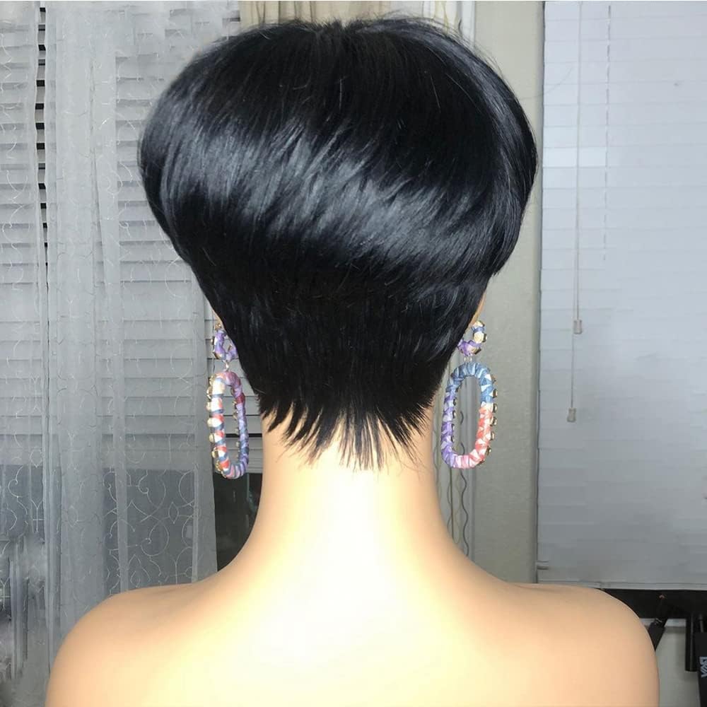 Pixie Cut Wigs for Black Women Human Hair Trend Colored Wigs Short Layered Pixie Wigs - Wigtrends