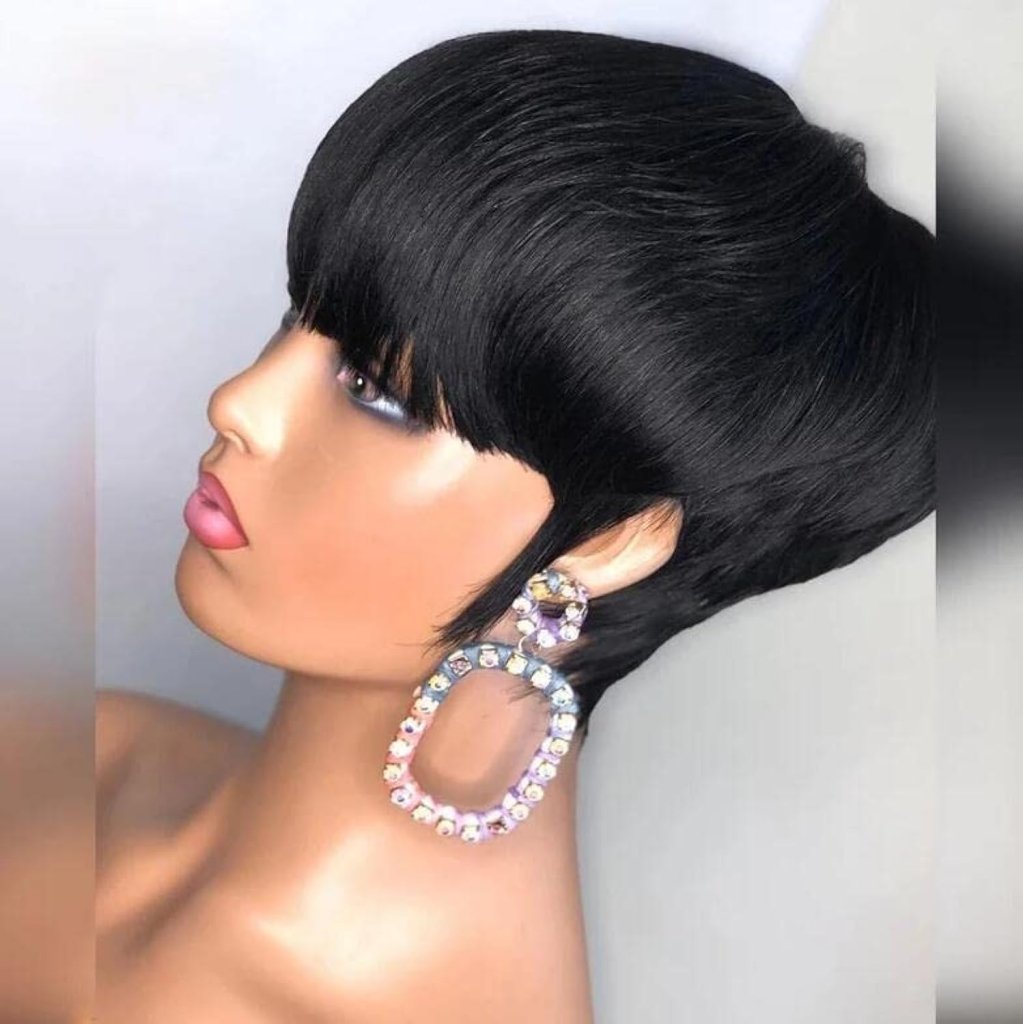 Pixie Cut Wigs for Black Women Human Hair Trend Colored Wigs Short Layered Pixie Wigs - Wigtrends