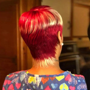 Pixie Cut Wigs for Black Women Human Hair Trend Colored Wigs Short Layered Pixie Wigs - Wigtrends