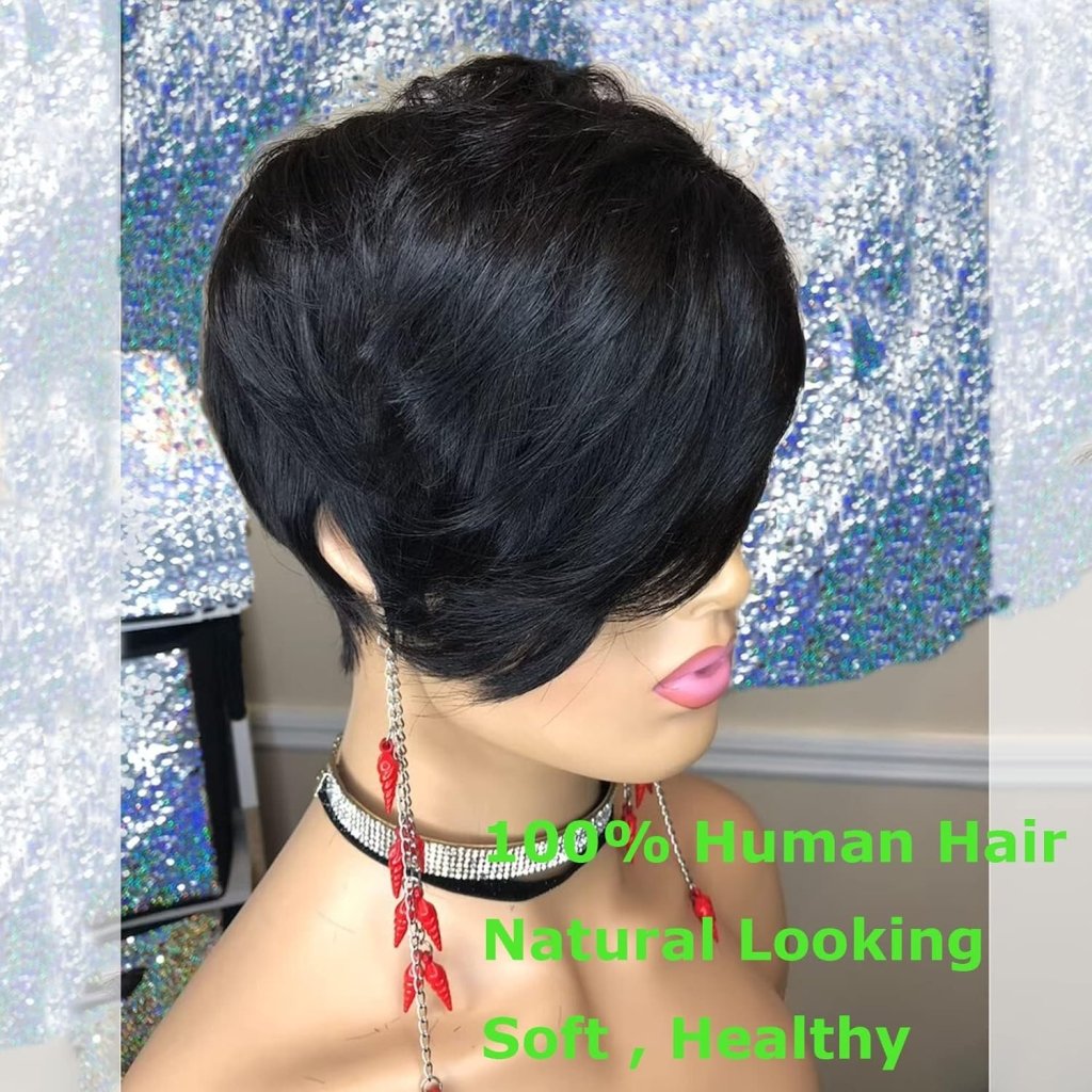 Pixie Cut Wigs for Black Women Human Hair Trend Colored Wigs Short Layered Pixie Wigs - Wigtrends