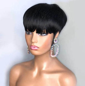 Pixie Cut Wigs for Black Women Human Hair Trend Colored Wigs Short Layered Pixie Wigs - Wigtrends