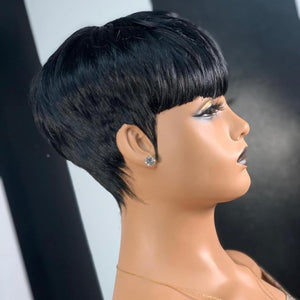 Pixie Cut Wigs for Black Women Human Hair Trend Colored Wigs Short Layered Pixie Wigs - Wigtrends