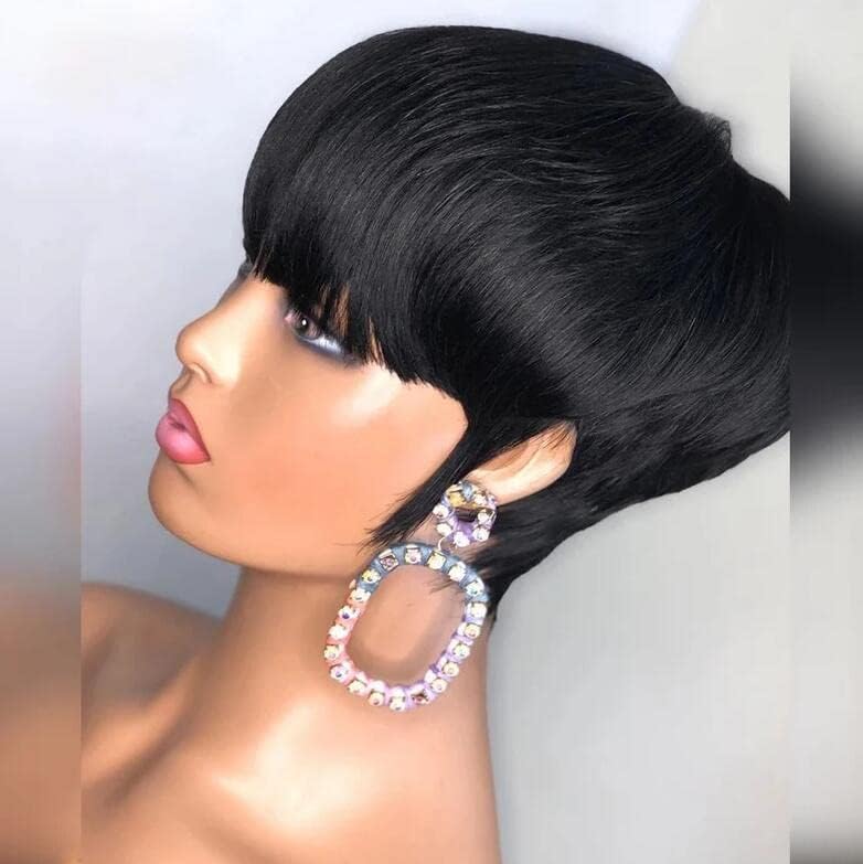 Pixie Cut Wigs for Black Women Human Hair Trend Colored Wigs Short Layered Pixie Wigs - Wigtrends