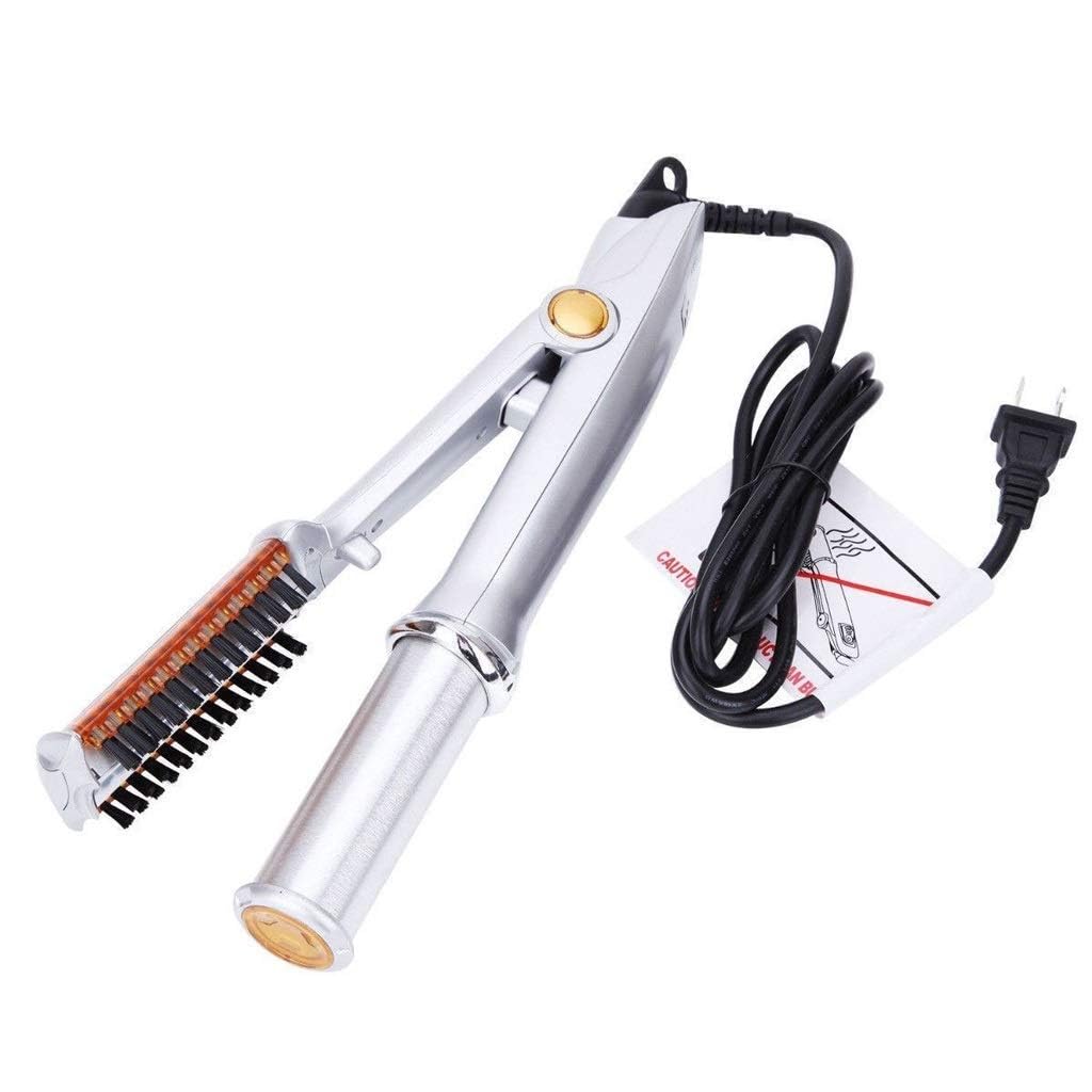 Professional Hair Straightening Iron Curling Iron Straightener Curler Styler - Wigtrends