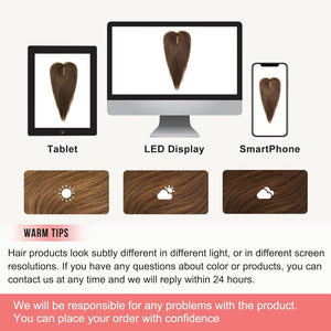 Real Hair Clips (for Women) for Thinning Hair Clip - in Bangs Top Hair Piece - Wigtrends