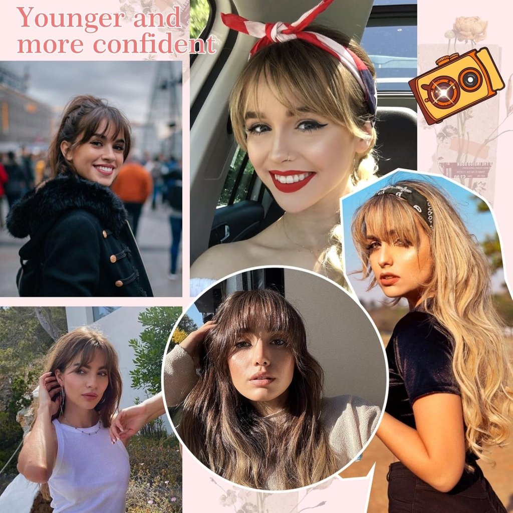 Real Hair Clips (for Women) for Thinning Hair Clip - in Bangs Top Hair Piece - Wigtrends