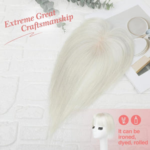 Real Hair Clips (for Women) for Thinning Hair Clip - in Bangs Top Hair Piece - Wigtrends