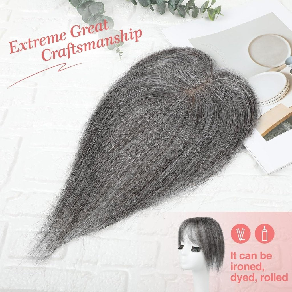 Real Hair Clips (for Women) for Thinning Hair Clip - in Bangs Top Hair Piece - Wigtrends
