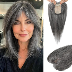 Real Hair Clips (for Women) for Thinning Hair Clip - in Bangs Top Hair Piece - Wigtrends