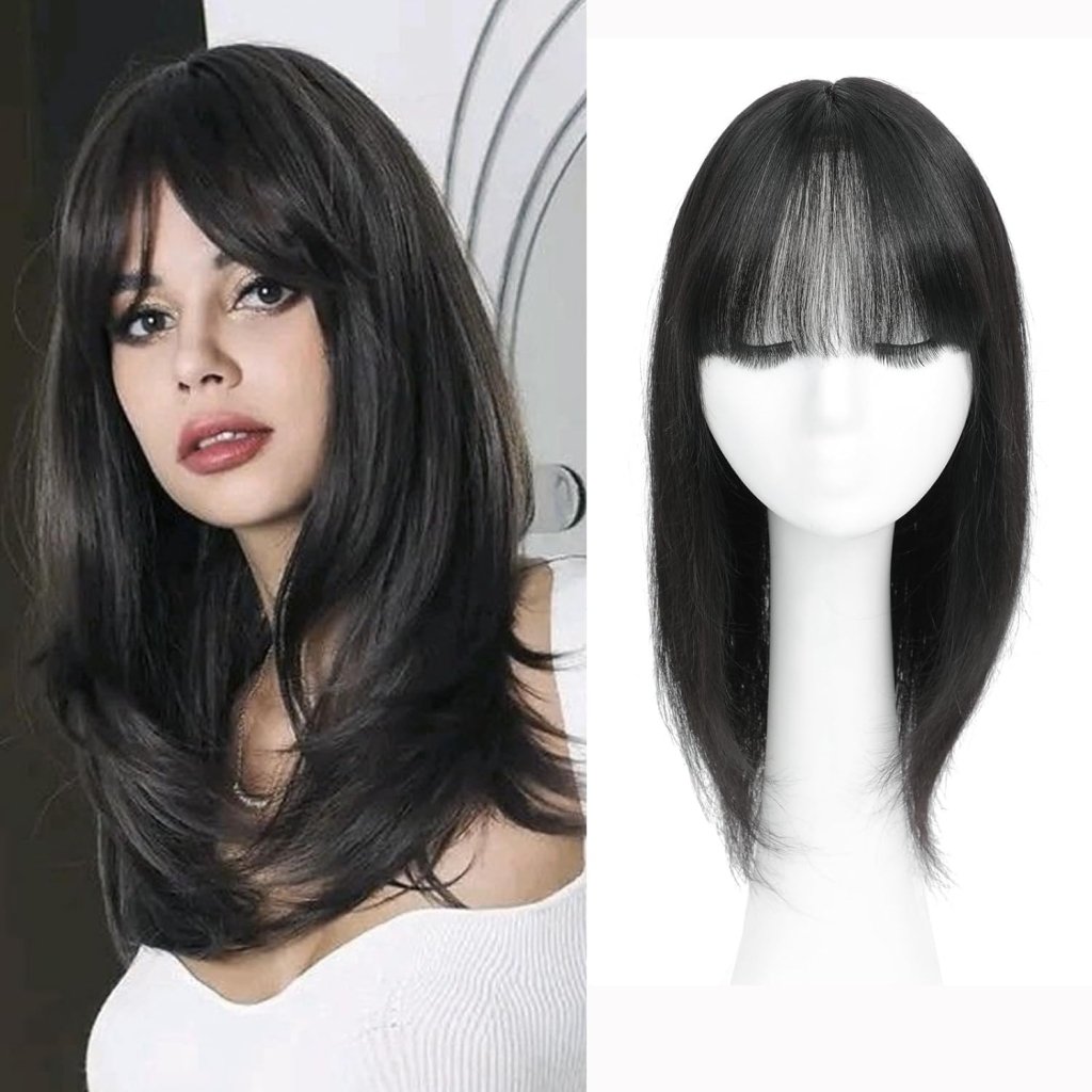 Real Human Hair Topper for Women – Hair Toppers for Thinning Hair & Hair Loss Coverage - Wigtrends
