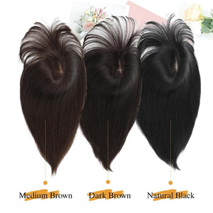 Real Human Hair Topper for Women – Hair Toppers for Thinning Hair & Hair Loss Coverage - Wigtrends