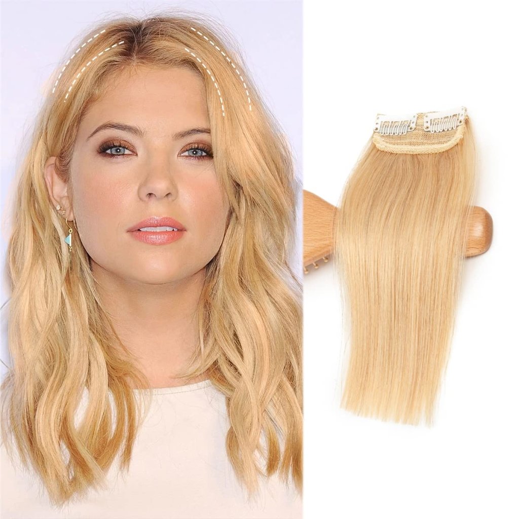 Real Remy Human Hair Clip in Hair Extensions Short Straight Thick Double Weft One Piece Hair Pieces Wig - Wigtrends