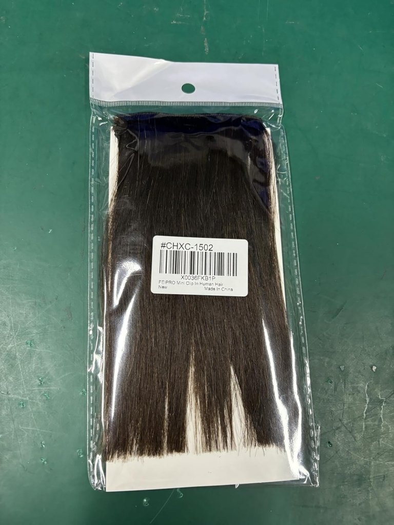 Real Remy Human Hair Clip in Hair Extensions Short Straight Thick Double Weft One Piece Hair Pieces Wig - Wigtrends