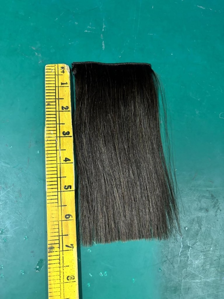 Real Remy Human Hair Clip in Hair Extensions Short Straight Thick Double Weft One Piece Hair Pieces Wig - Wigtrends