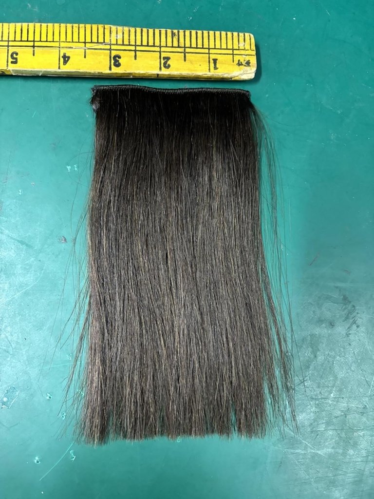 Real Remy Human Hair Clip in Hair Extensions Short Straight Thick Double Weft One Piece Hair Pieces Wig - Wigtrends