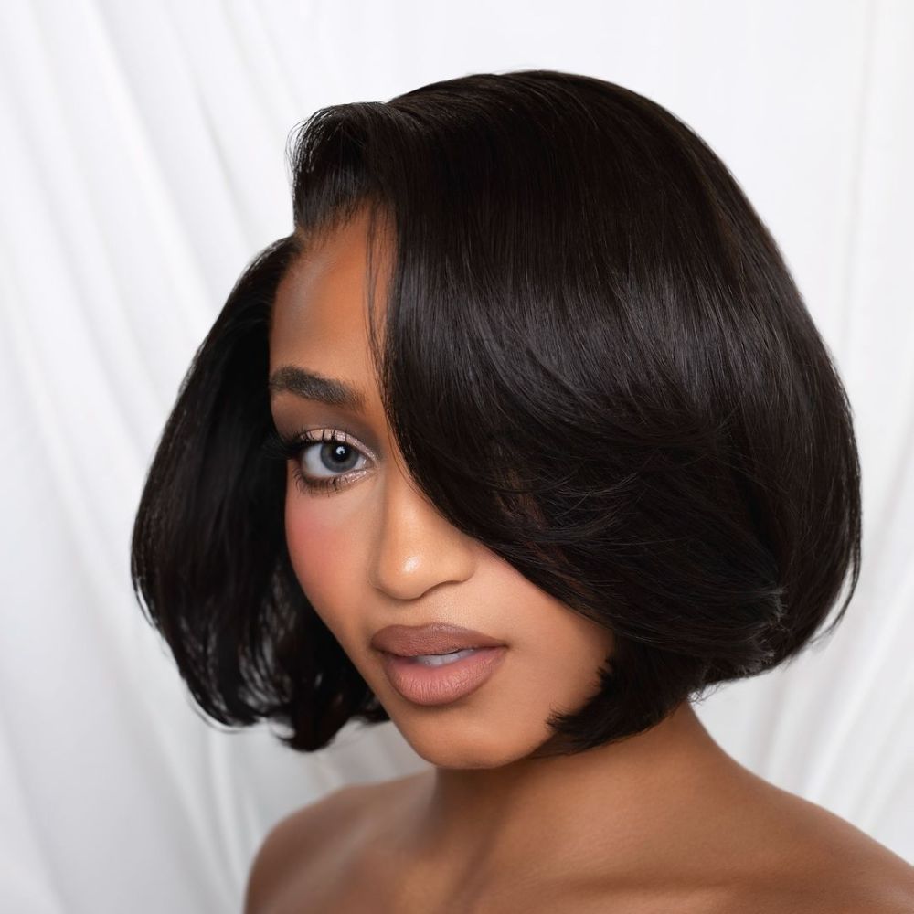Realistic Lace Glueless Side Parted Bob Wig - Wigtrends
