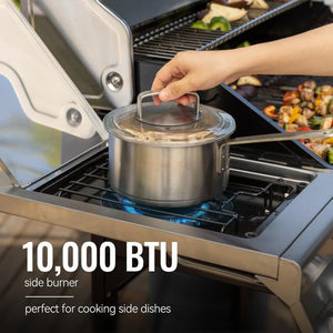 Royal Gourmet GA5401T 5 - Burner Propane Gas Grill with Sear Burner and Side Burner, Stainless Steel BBQ Grill with 632 Sq. In. Grilling Area for Outdoor Barbecue Cooking, 64,000 BTUs, Silver - Wigtrends