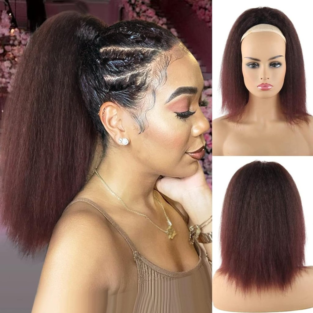 Salt and Pepper Drawstring Ponytail Gray wigs Hair Extensions - Wigtrends