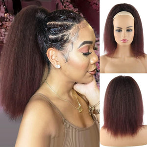 Salt and Pepper Drawstring Ponytail Gray wigs Hair Extensions - Wigtrends