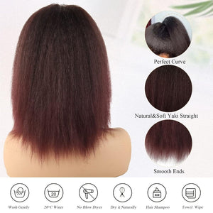 Salt and Pepper Drawstring Ponytail Gray wigs Hair Extensions - Wigtrends