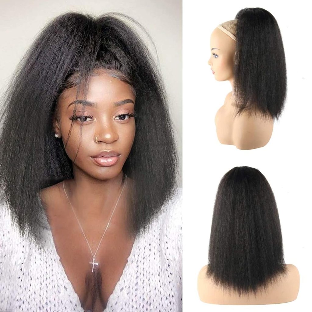Salt and Pepper Drawstring Ponytail Gray wigs Hair Extensions - Wigtrends