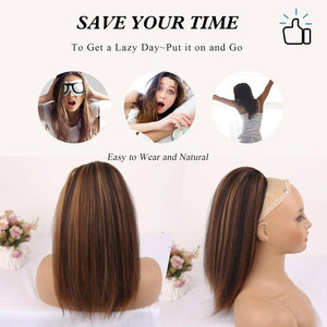 Salt and Pepper Drawstring Ponytail Gray wigs Hair Extensions - Wigtrends