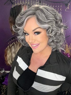 Salt & Pepper HS Premium Luxury Wig 100% Human Hair - Wigtrends