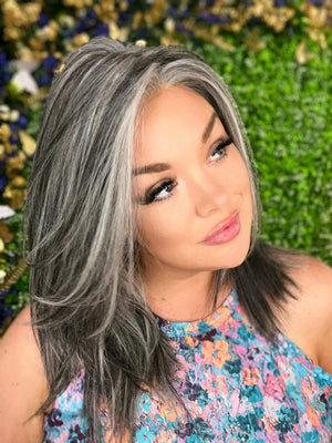 Salt & Pepper HS Premium Luxury Wig - Wigtrends