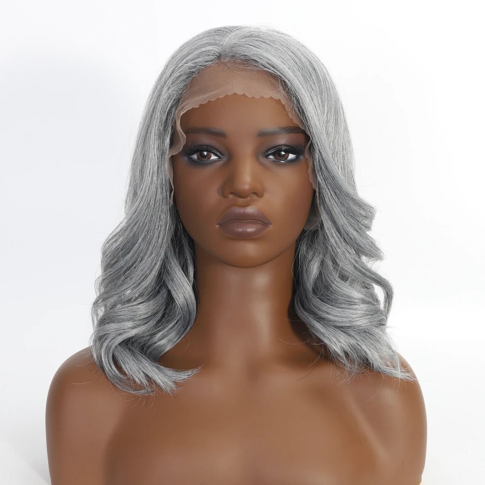 Short Bob Body Wave Synthetic Lace Front Wigs - Wigtrends