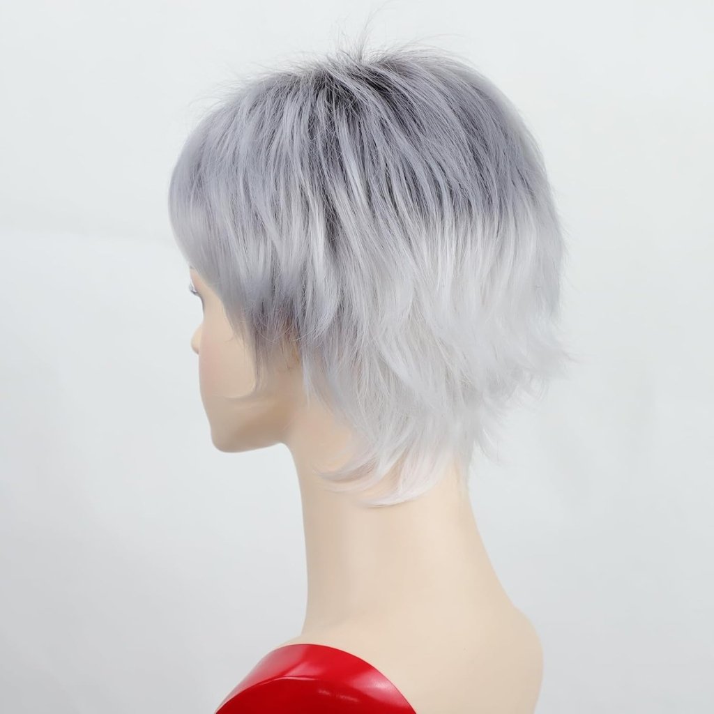 Short Brown Bob Wigs for Women Brown Mixed Blonde Synthetic Wig - Wigtrends