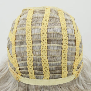 Short Brown Bob Wigs for Women Brown Mixed Blonde Synthetic Wig - Wigtrends