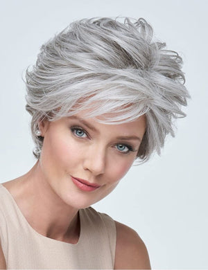 Short Brown Bob Wigs for Women Brown Mixed Blonde Synthetic Wig - Wigtrends