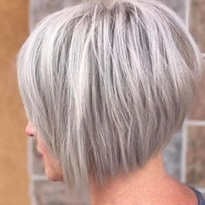 Short Brown Bob Wigs for Women Brown Mixed Blonde Synthetic Wig - Wigtrends